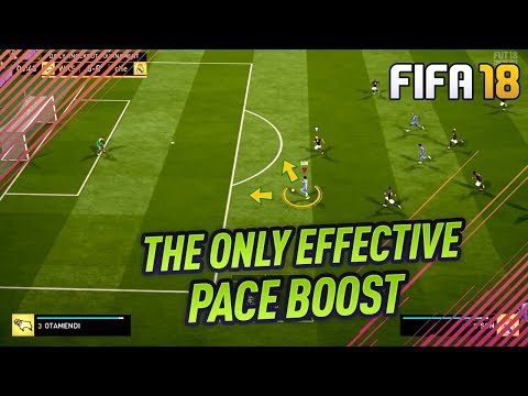 THE ONLY EFFECTIVE & WORKING PACE BOOST TECHNIQUE in FIFA 18 ULTIMATE TEAM! SPEED BOOST TUTORIAL