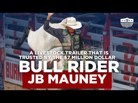 Why JB Mauney Chooses Barrett Trailers #bullriding