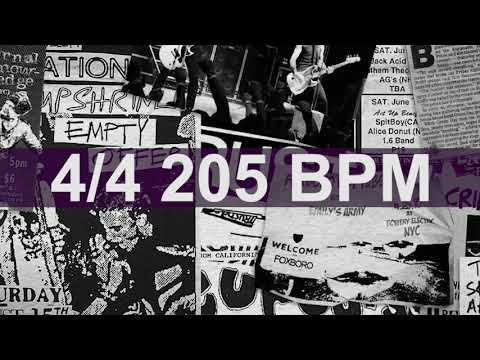 🔴 205 BPM Punk Drum Metronome