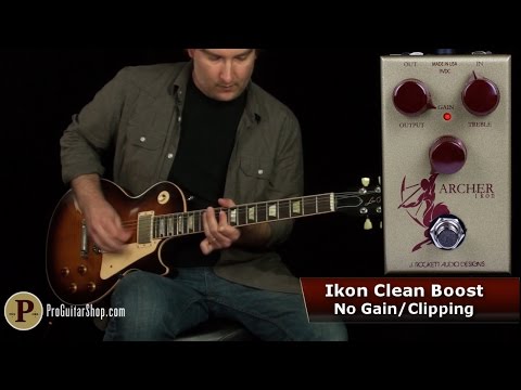 J. Rockett Audio Designs Archer-Ikon Booster Guitar Effect Pedal DEMO image 2