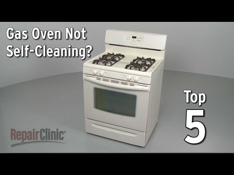 Gas Oven Won't Self-Clean — Gas Range Troubleshooting