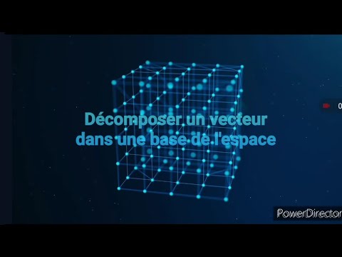 Mathématiques: Décomposer un vecteur dans une base de l'espace