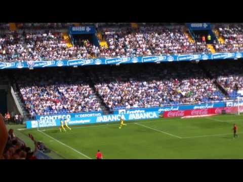 Segundo gol de Sanabria. Deportivo 0-2 Sporting