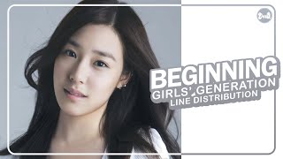 Girls’ Generation (소녀시대) – Beginning | Line Distribution (All Vocals)