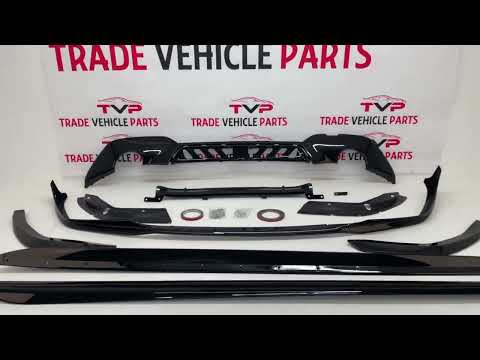 Fits BMW 3 Series G20 2019-2022 Aero Body Kit Front Lip Splitter Rear Diffuser Side Skirts Boot Spoiler video