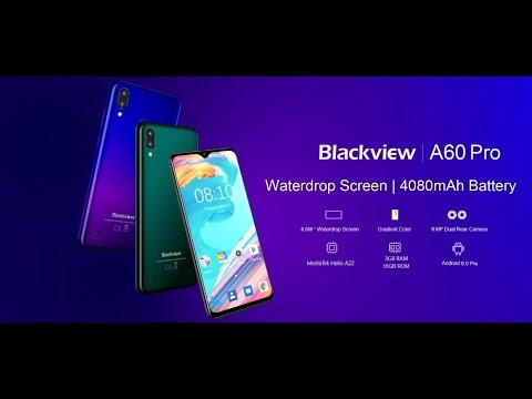 Official 3D graphic video of Blackview A60 Pro, MT6761, 4G, and 4080mAh battery