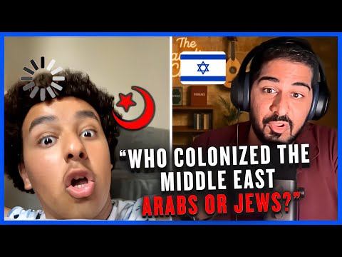 Muslim CLAIMS Jews Are Colonizers, Then Short Circuits After Learning The REAL History!