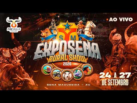 🔥 RODEIO EM TOUROS | EXPOSENA - Sena Madureira/AC | SEXTA (25/09) - AO VIVO
