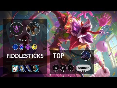 Fiddlesticks Top vs Jax - EUNE Master Patch 10.9
