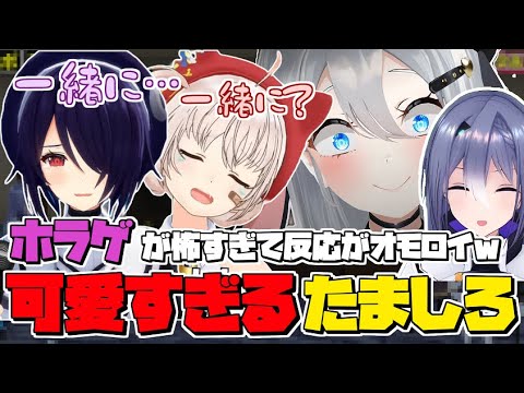 ホラゲで怖がるたましろコンビが可愛いすぎるｗ【山黒音玄/音霊魂子/大代真白/エトラ/あおぎり高校/切り抜き】