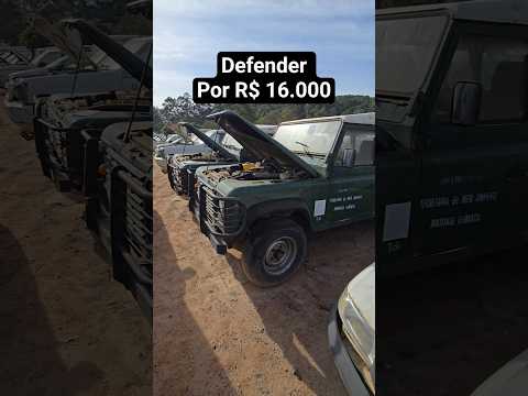 Land Rover Defender 130 com lance inicial de R$ 16 mil no leilão do Governo Estadual de São Paulo