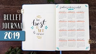 Bullet Journal SET UP 2019 | deutsch | Das beste kommt noch🎉