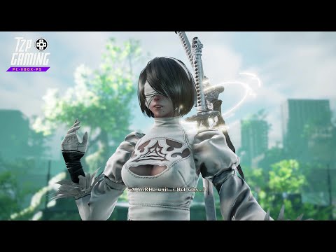 Nier Automata Yorha 2B Black vs 2B White - Soul Calibur 6 - PC 4K Gameplay