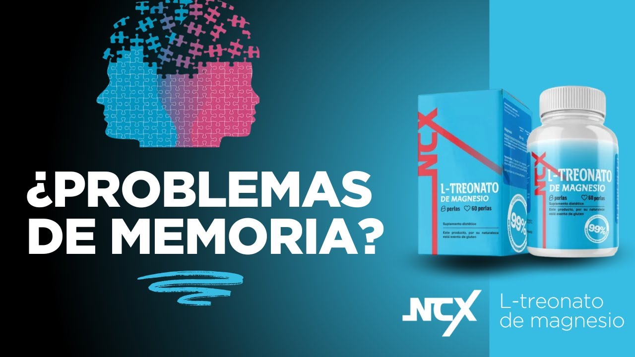 ¿Problemas de memoria? L-treonato de magnesio: El magnesio definitivo para tu cerebro.