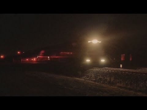 Pacific National "Steelink" steel train at night - Freight Trains in Australia