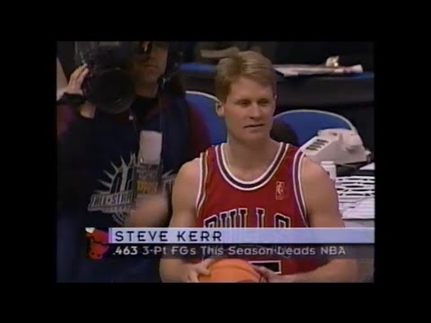 NBA All Star Saturday -Feb. 8, 1997 - Rising Stars, Three-Point, Slam Dunk Contest - Steve Kerr