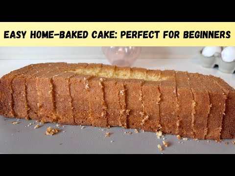Effortless Cake Baking, No Experience Needed | Soft Vanilla Sponge Cake | 2024 | Taste Traditionz