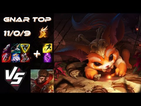 TOP Gnar vs Wukong - NA Challenger Patch 14.5.1