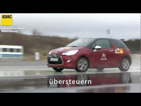 Häufige Unfallursache - übersteuern des Fahrzeuges