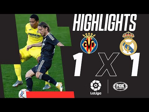 Gols e lances de Villarreal x Real Madrid