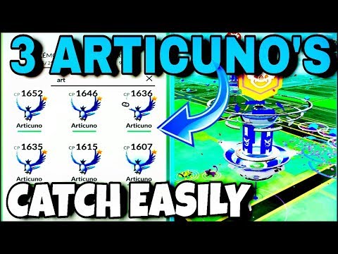 POKÉMON GO- 3 LEGENDARY ARTICUNO RAIDS★LAST CHANCE TO GET LEGENDARY ARTICUNO! (EASY METHOD)