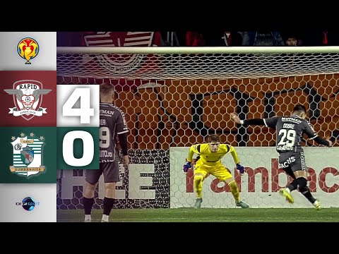 CSC Dumbrăvița - Rapid 0-4. Fără emoții pentru Costel Gâlcă! Alex Dobre a reușit ”dubla”