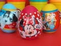 EPIC Surprise Eggs Bob The Builder DOGS Minnie Mouse DISNEY Toys Huevos Sorpresa 2014