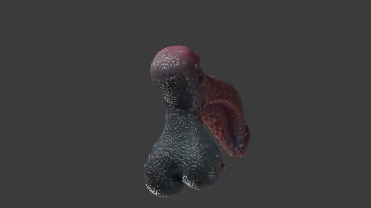 Fantasy Baal Demon Penis Rigged 3D Model