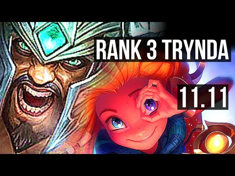 TRYNDAMERE vs ZOE (MID) | Rank 3 Trynda, 12/2/4, Legendary | EUW Challenger | v11.11