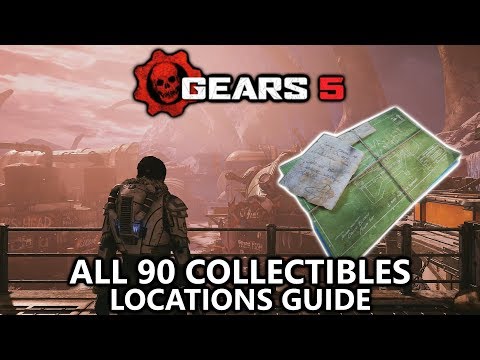 Gears 5 - Collectibles Guide Locations - All 90 Campaign Collectibles