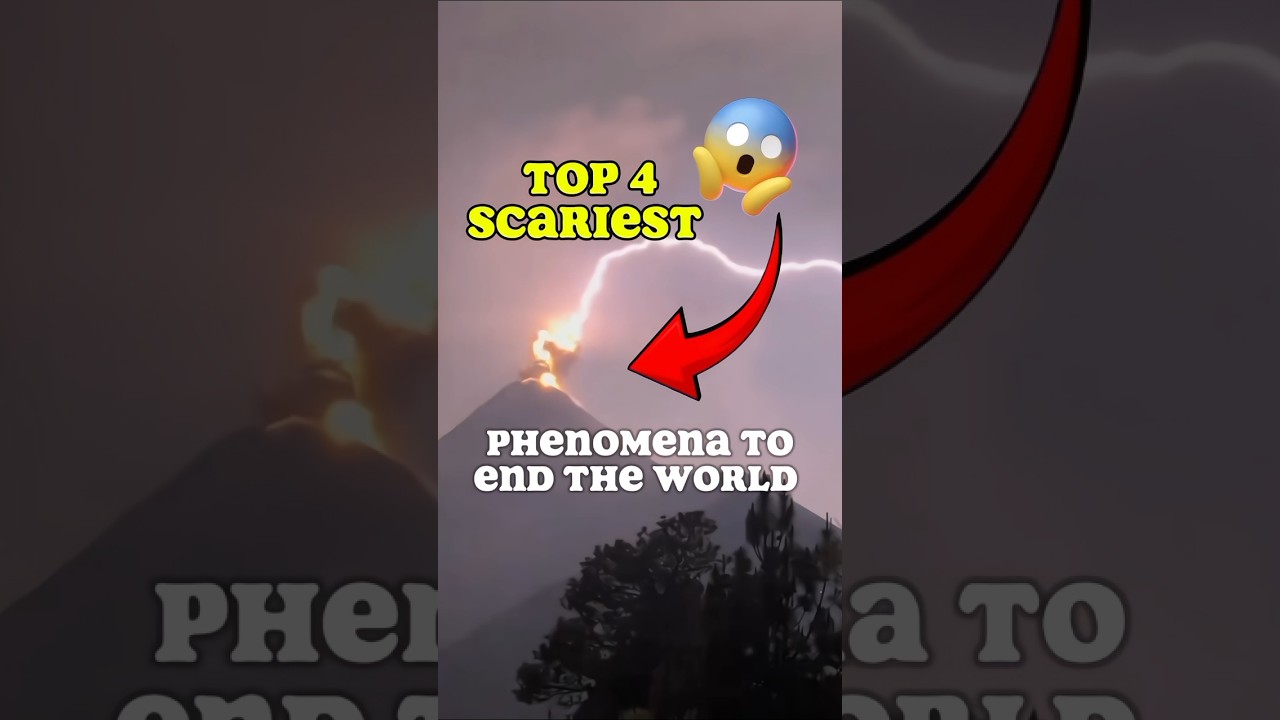 Top 4 Scariest Phenomena That Will Destroy The World 😱
