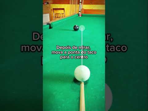 Dicas de sinuca. Como dar fina em bolas no meio 🔥