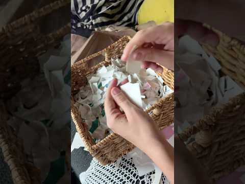 Do this with all of your paper scraps 👩‍🎨