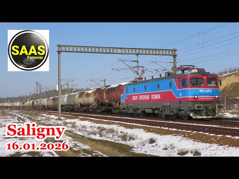 Trafic feroviar / Rail Traffic - Saligny 🇷🇴 - 16.01.2026