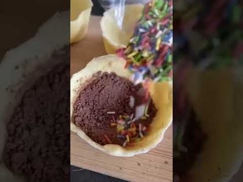 Rose Chocolate Ball 💜 #recipe #food