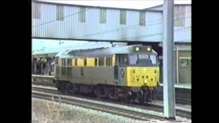 preview picture of video 'Trains In The 1990's   Peterborough, Autumn 1991 Variety'