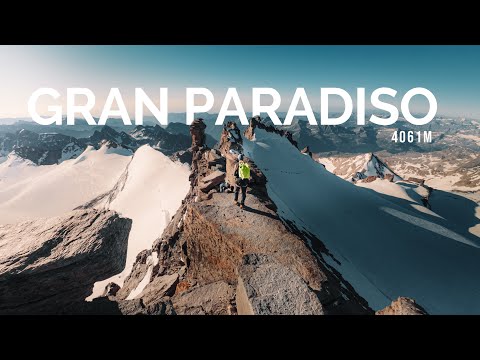 Gran Paradiso (4061 m) – Route to the summit via the Rifugio Vittorio Emanuele II refuge, Italian...