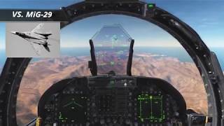 F/A-18Cでドッグファイト VS MiG-21/29/Su-27/33