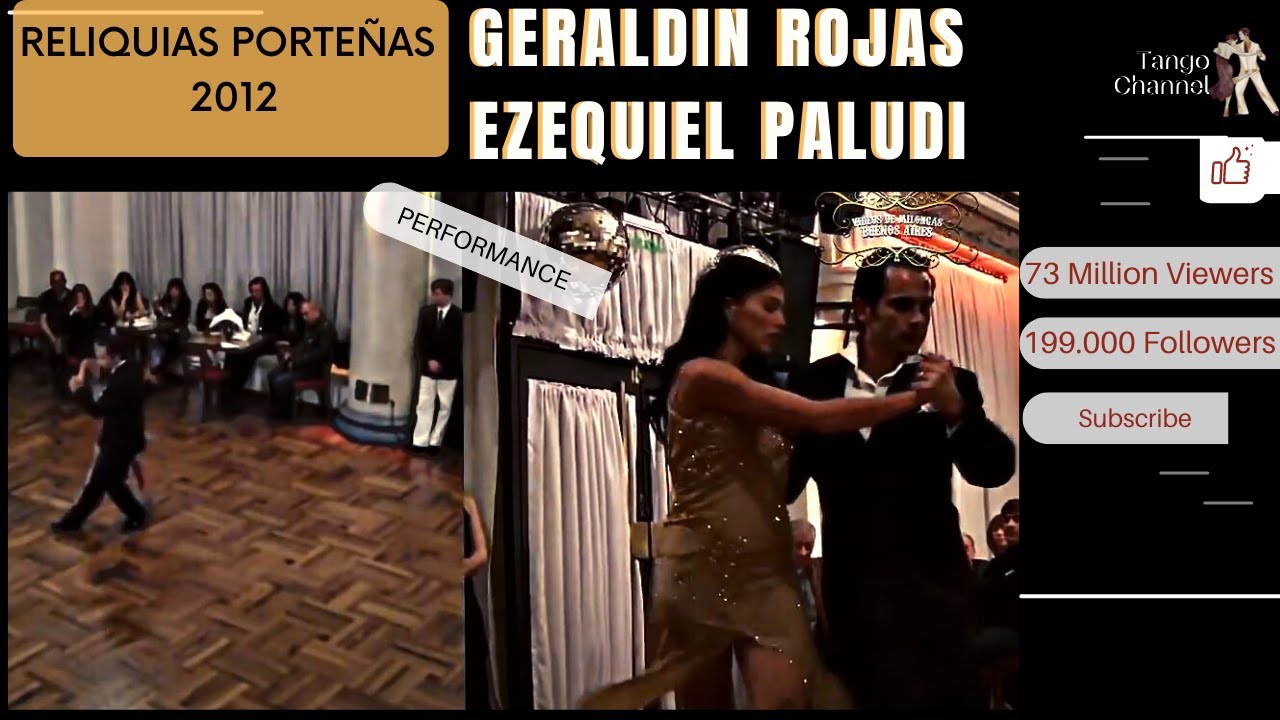 Geraldin Rojas, Ezequiel Paludi, reliquias porteñas 2012 baile de tango Buenos Aires.