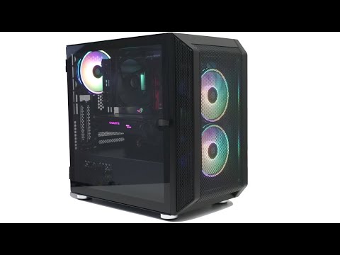 Kolink Citadel Mesh RGB Micro-ATX case – juodos spalvos video