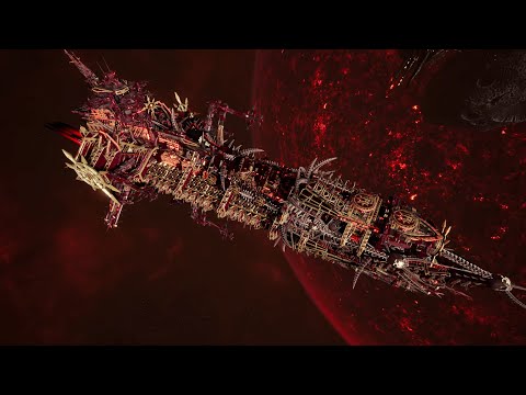 World Eaters vs Imperial Navy - Skalgrim Mod - Massive Battle - Battlefleet Gothic Armada 2