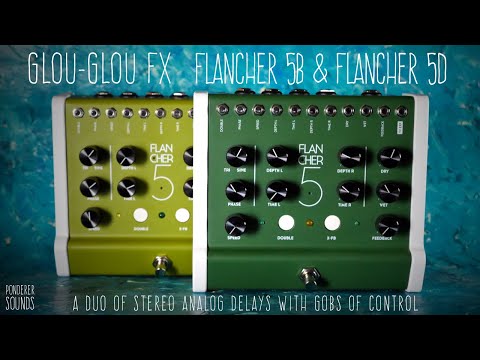 Glou-Glou FL5D Flancher Dark Stereo BBD delay imagen 5