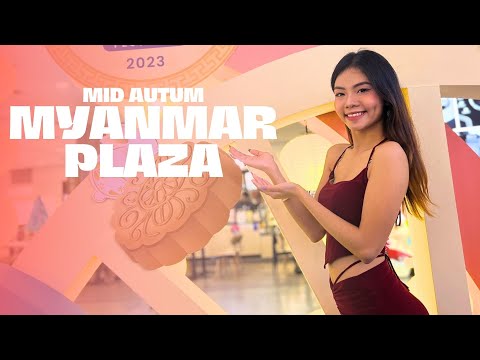 Visite um shopping em Yangon para o Festival do Meio Outono com uma garota de Mianmar.