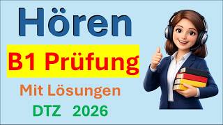 G.A.S.T DTZ Prüfung B1, Hören 1-4, Prüfung B1 NEU 2026