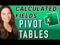How To Add A Calculated Field To A Pivot Table In Excel Profit Margin PivotTable Formula Example