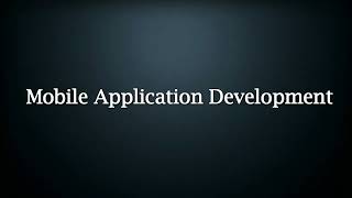 Mobile Application Development - 04
