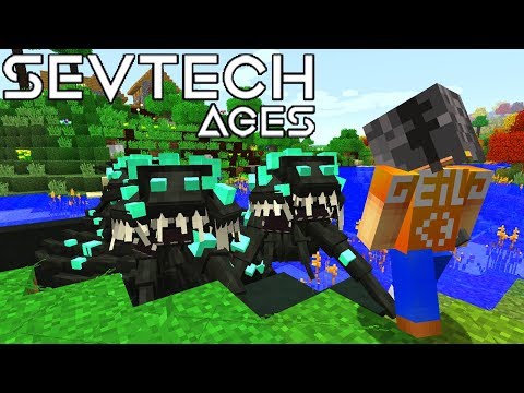 Alien Monsters & New Ore from the OCEAN! - Minecraft SevTech Ages #17