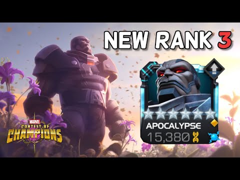 So Happy With This Rank Up! | 6* Apocalypse To Rank 3/45 | Nice Damage | Marvel Contest Of Champions