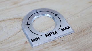เครื่องCNC ทำป้ายอลูมิเนียม Gauge Label เครื่องCNC ทำป้ายอลูมิเนียม Gauge Label