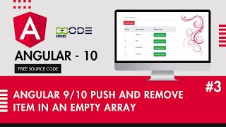 How To Make Array Push Or Empty in Angular 10 | Angular 10 Basic Example